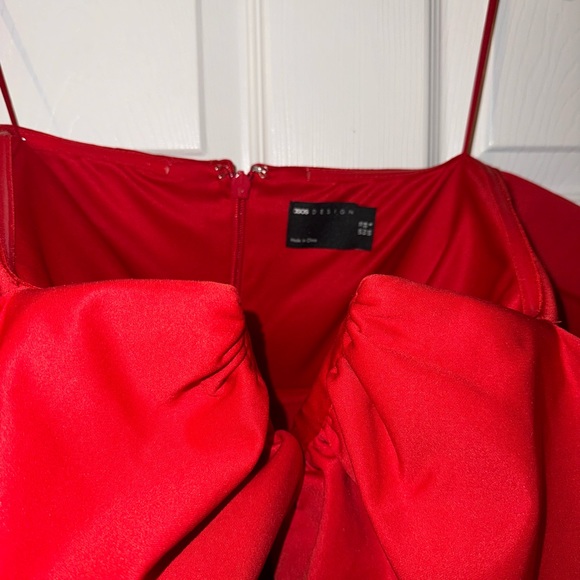ASOS  New Red midi Dress - Picture 4 of 5